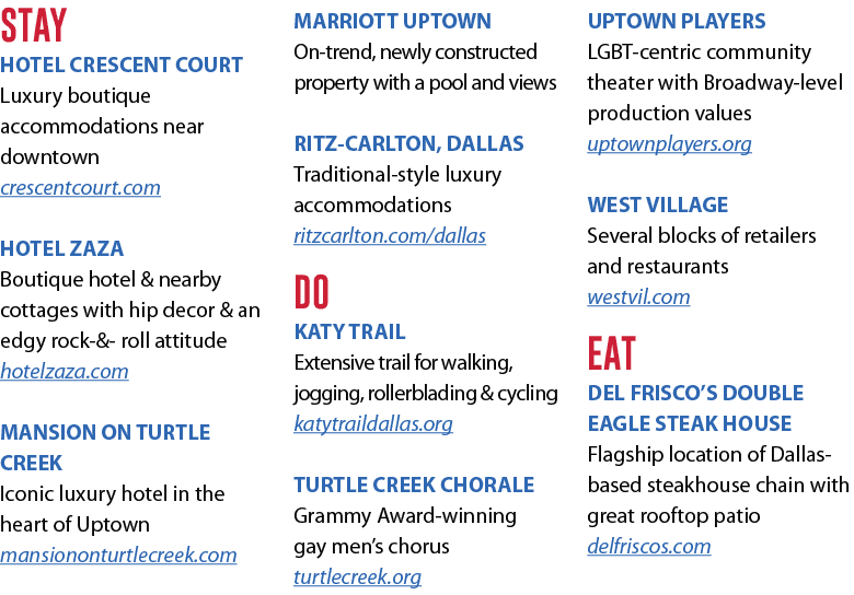 STAY HOTEL CRESCENT COURT Luxury boutique accommodations near downtown crescentcourt.com HOTEL ZAZA Boutique hotel &...