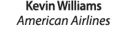 Kevin Williams American Airlines 