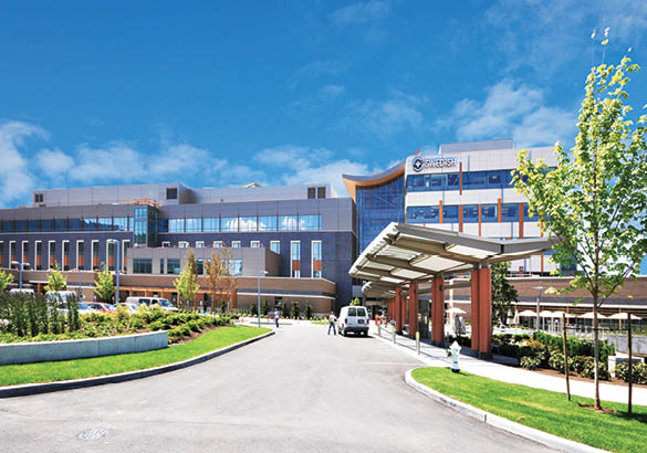 Architectural photography of Swedish Issaquah Medical Center. Issaquah, Washington. Clients: Collins Woerman Architects. © Benjamin Benschneider All Rights Reserved. Usage may be arranged by contacting Benjamin Benschneider Photography. E-mail: bbenschneider@comcast.net or phone 206-789-5973 