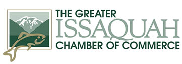 A logo for the Issaquah Chamber of Commerce. AI generated content