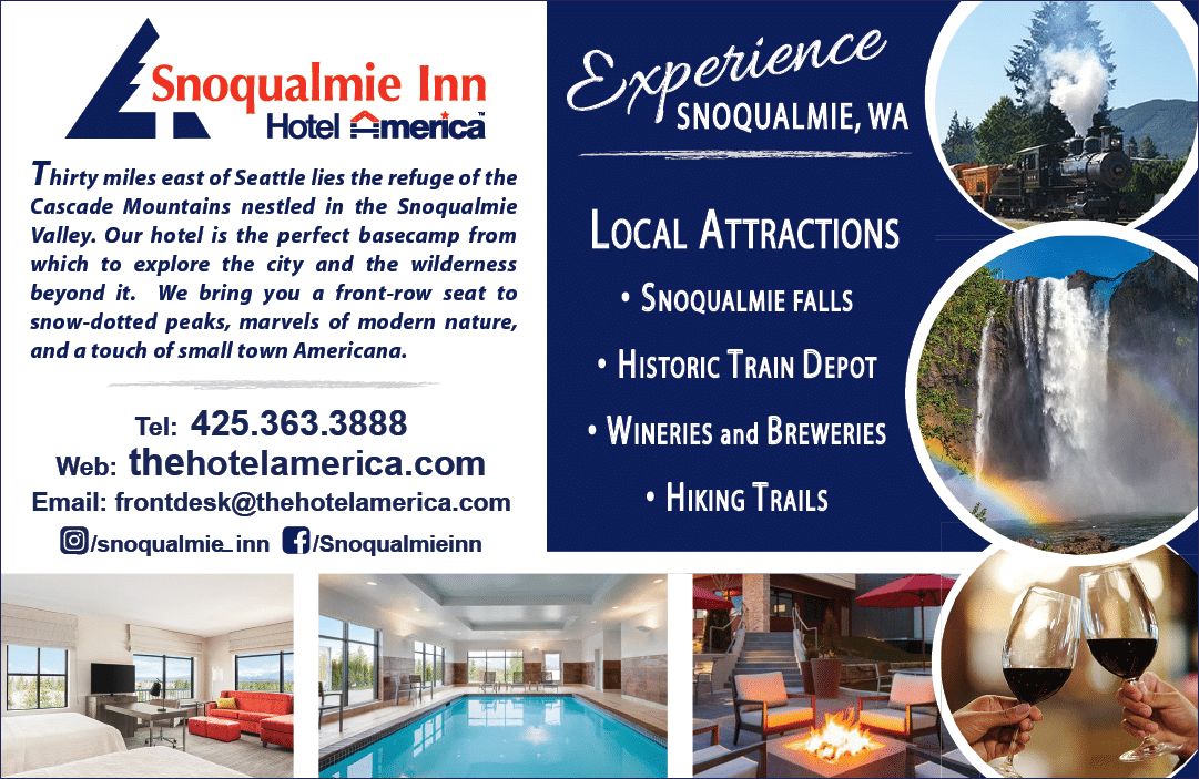 A brochure for the Snohomie Inn in Washington. AI generated content