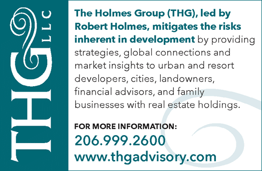 A business card for The Holmes Group, a financial advisory firm. AI generated content