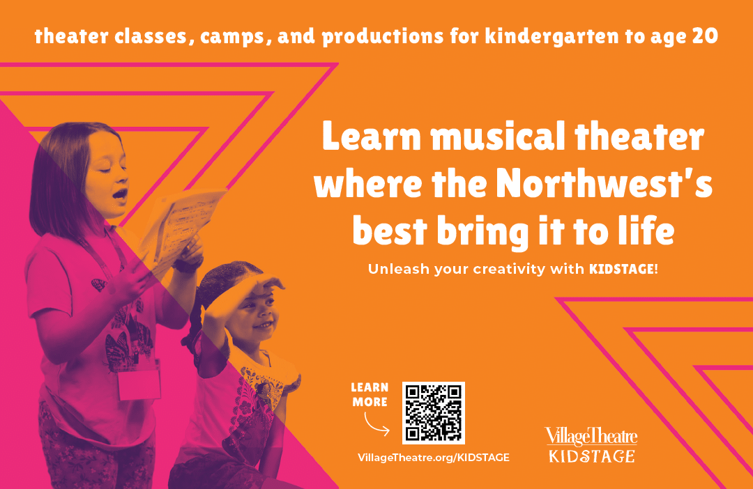 A poster advertising a musical theater class for children. AI generated content