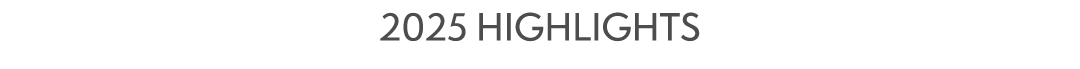 2025 highlights