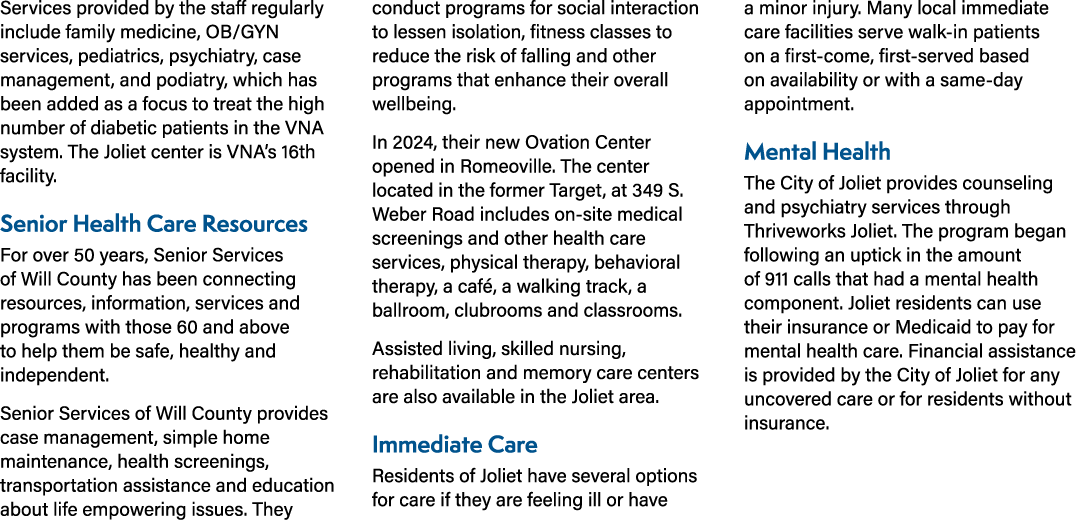 Services provided by the staff regularly include family medicine, OB/GYN services, pediatrics, psychiatry, case manag...