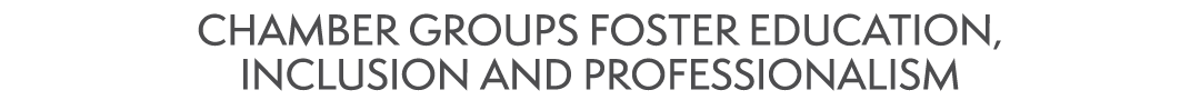 chamber groups foster education, inclusion and professionalism