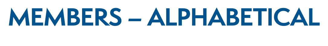 MEMBERs – Alphabetical