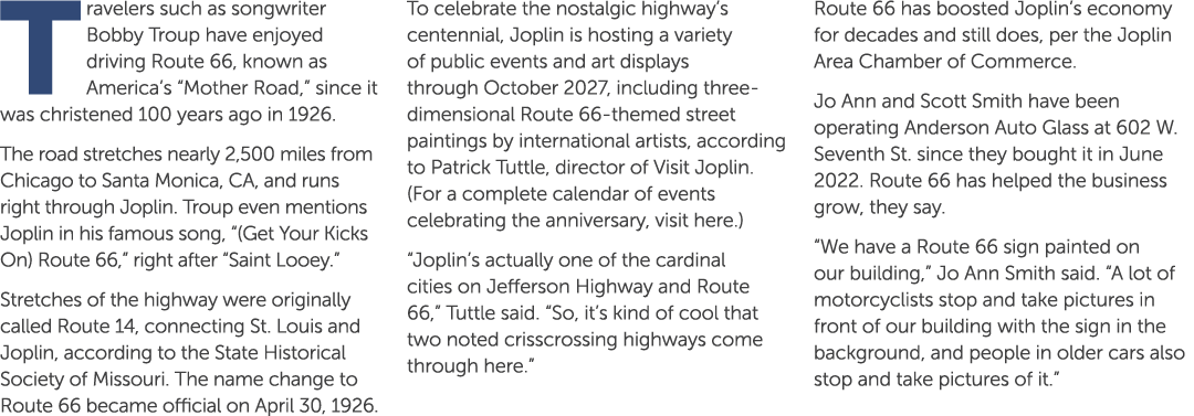 Travelers such as songwriter Bobby Troup have enjoyed driving Route 66, known as America’s “Mother Road,” since it wa...
