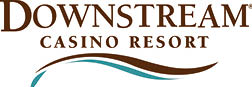 A logo for a casino resort called Downstream. AI generated content