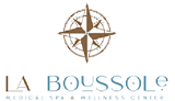 A logo for a medical spa and wellness center called La Boussole. AI generated content