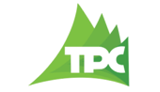 A green and white logo for TPC. AI generated content