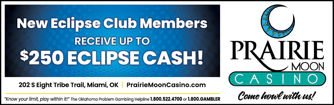 A new club membership sign for Prairie Moon Casino. AI generated content