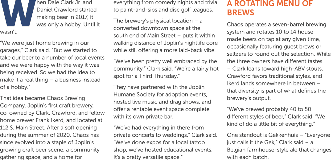 When Dale Clark Jr. and Daniel Crawford started making beer in 2017, it was only a hobby. Until it wasn’t. “We were j...