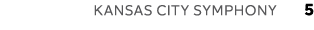  KANSAS CITY SYMPHONY 5