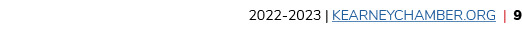 2022-2023 | kearneychamber.org | 9