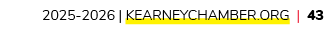 2025 2026 | kearneychamber.org | 43