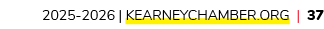 2025 2026 | kearneychamber.org | 37