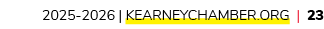 2025 2026 | kearneychamber.org | 23