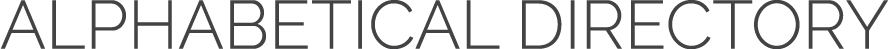 Alphabetical Directory