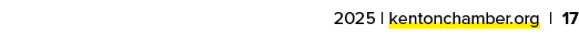 2025 | kentonchamber.org | 17 
