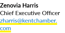 Zenovia Harris Chief Executive Officer zharris@kentchamber.com 