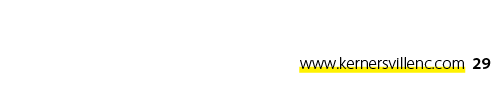 www.kernersvillenc.com 29
