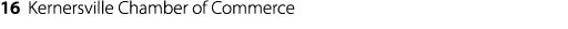 16 Kernersville Chamber of Commerce