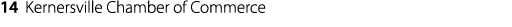 14 Kernersville Chamber of Commerce