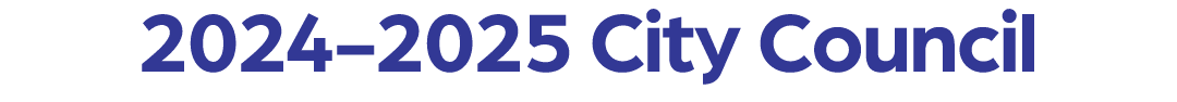 2024 2025 City Council