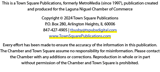 This is a Town Square Publications, formerly MetroMedia (since 1997), publication created and produced for the Laguna...