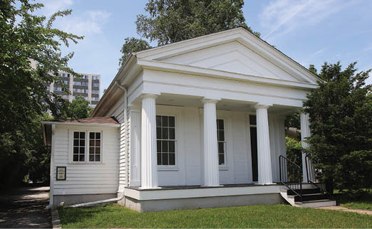 Gilbert R. Boucher II/gboucher@dailyherald.com The John Swarthout home 1847 on Sheridan Road in Waukegan. Lake County Chamber guide.