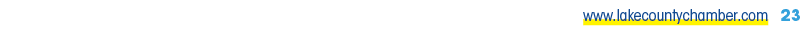  www.lakecountychamber.com 23