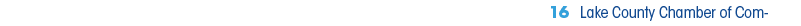 16 Lake County Chamber of Com