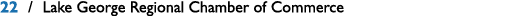 22 / Lake George Regional Chamber of Commerce