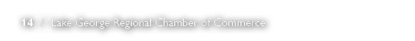 14 / Lake George Regional Chamber of Commerce