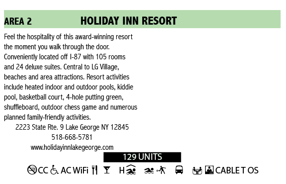  Area 2     holiday inn Resort Feel the hospitality of this award-winning resort the moment you walk through the door   