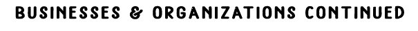  Businesses & organizations continued