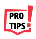 Pro tips sign icon  Clipart image isolated on white background 