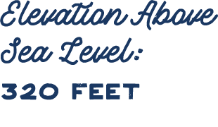 Elevation Above Sea Level: 320 feet