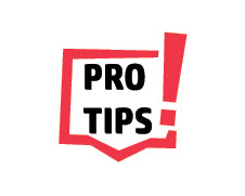 Pro tips sign icon  Clipart image isolated on white background 