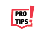 Pro tips sign icon  Clipart image isolated on white background 