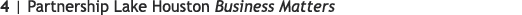 4 | Partnership Lake Houston Business Matters
