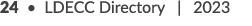 24 • LDECC Directory | 2023