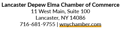 Lancaster Depew Elma Chamber of Commerce 11 West Main, Suite 100 Lancaster, NY 14086 716 681 9755 | wnychamber.com