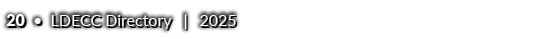 20 • LDECC Directory | 2025