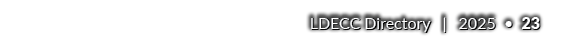 LDECC Directory | 2025 • 23