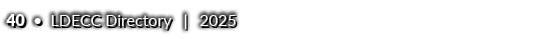 40 • LDECC Directory | 2025