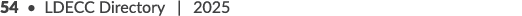 54 • LDECC Directory | 2025
