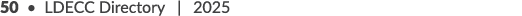 50 • LDECC Directory | 2025