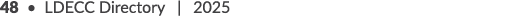48 • LDECC Directory | 2025